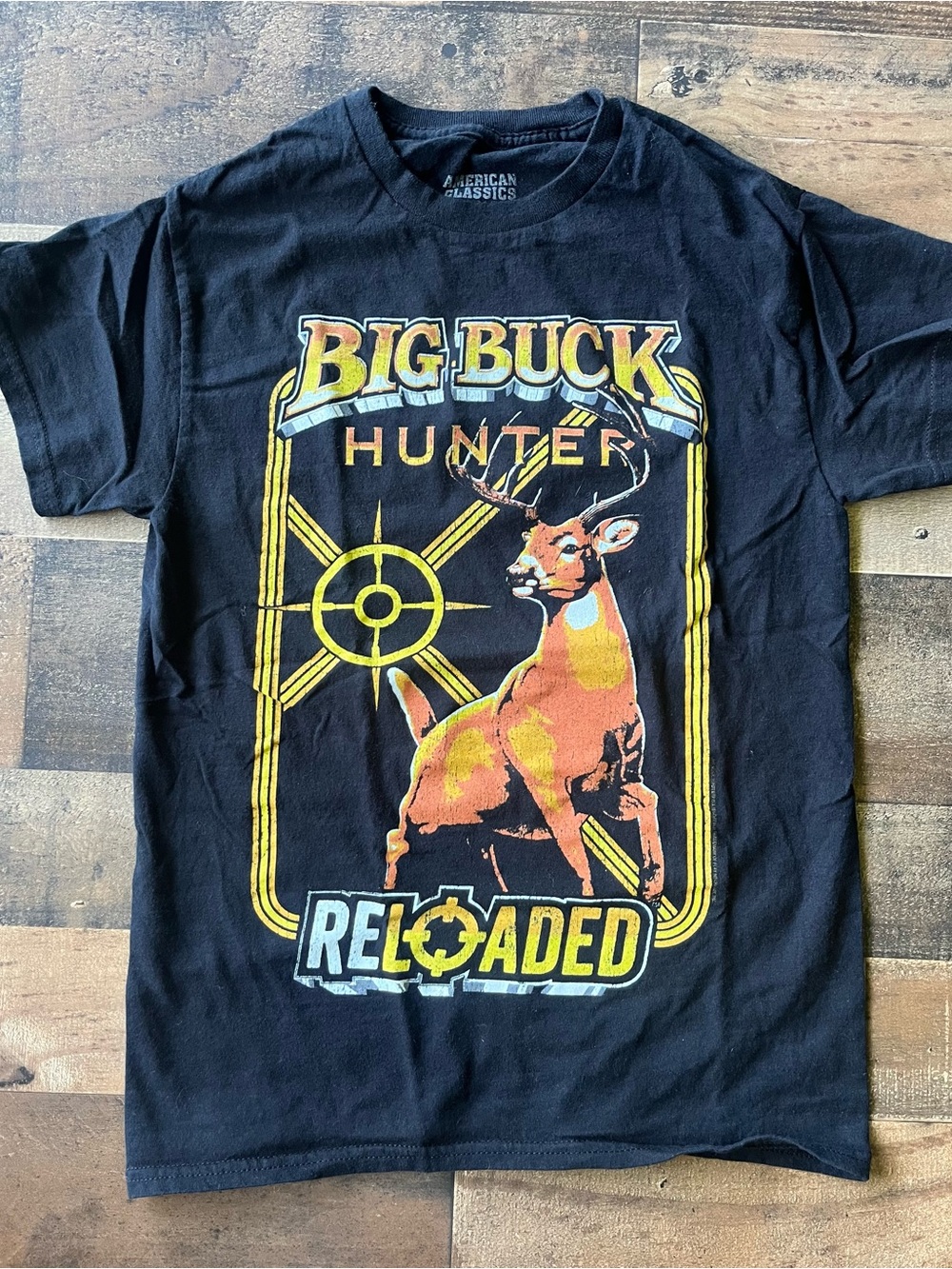 Men's Big Buck Hunter Reloaded Graphic Tee in Black | S